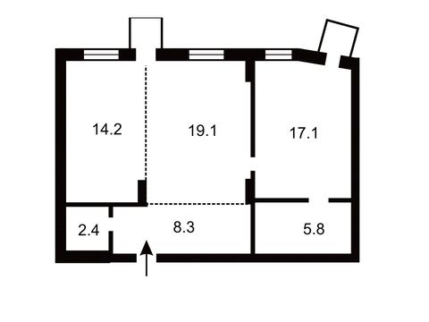 квартира за адресою Мисливська вул., 3-Б