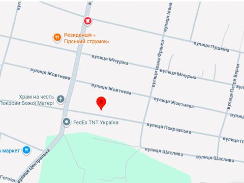 участок по адресу Покровська