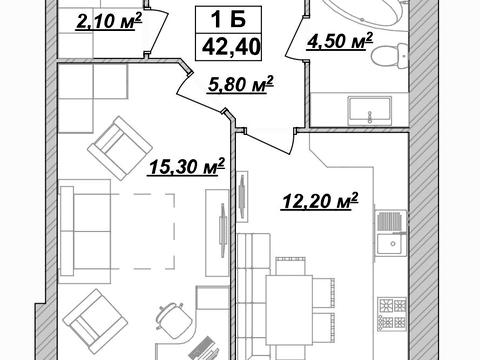 квартира по адресу Княгинин ул., (Будинок 40)