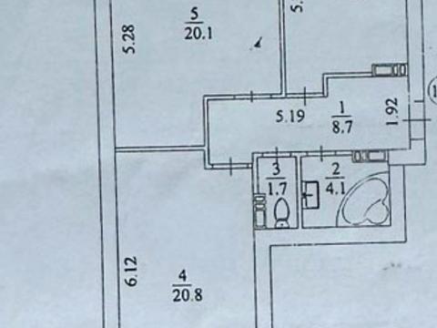 квартира по адресу Академика Ефремова ул. (Командарма Уборевича), 8-А
