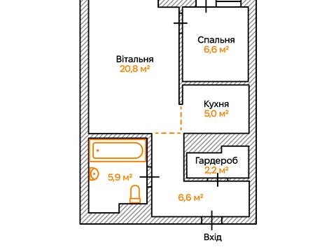 квартира за адресою Драгоманова вул., 2