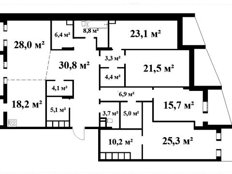 квартира по адресу Евгения Коновальца ул. (Щорса), 36-В