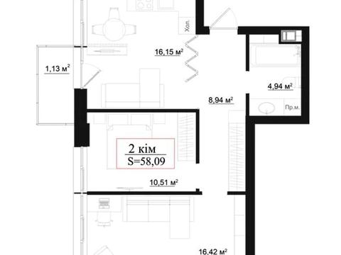 квартира по адресу Заклинских ул., 7