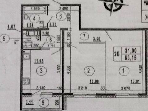 квартира за адресою Бориса Гмирі вул., 20-Б