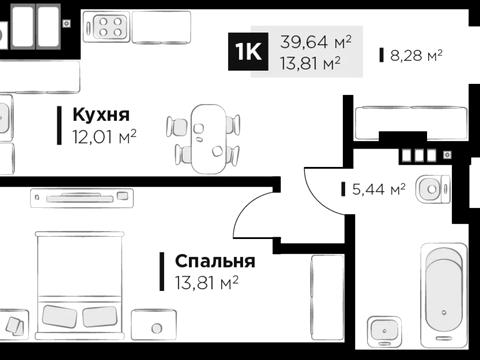 квартира по адресу Червоної Калини ул., 8