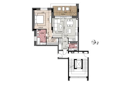 квартира по адресу Петра Радченко ул., 27-В