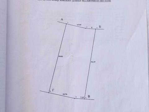 участок по адресу 