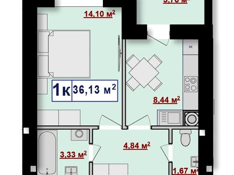 квартира за адресою набережна Василя Стефаника вул., (Будинок 1)