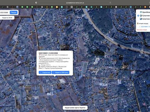 участок по адресу Боровкова ул.