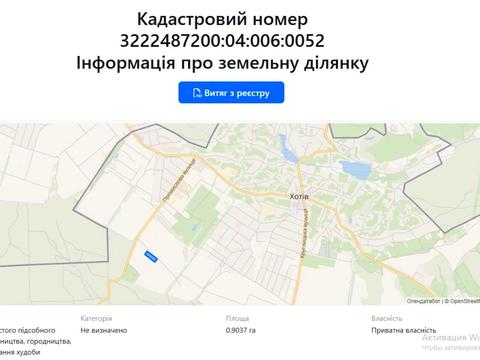 участок по адресу Промислова ул.