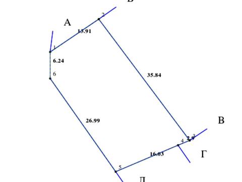 участок по адресу 