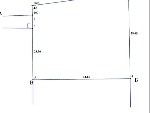 участок по адресу Требухівська