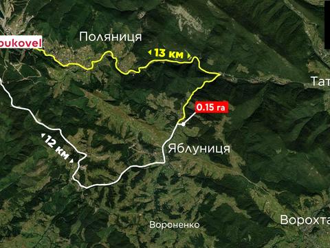 ділянка за адресою с. Яблуниця, 