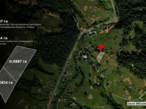 ділянка за адресою с. Яблуниця, 