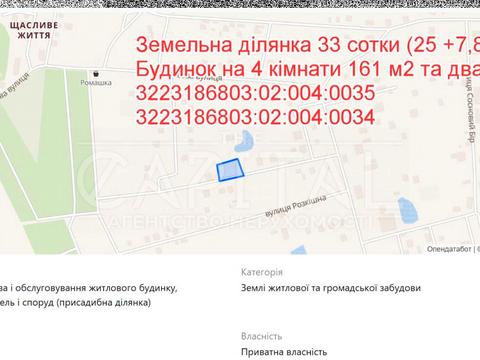 ділянка за адресою Розкішна