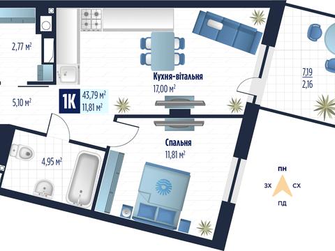 квартира по адресу Героїв Крут ул., (Будинок 3)