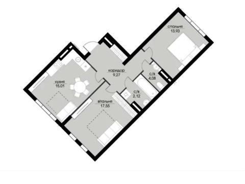 квартира за адресою Велика Кільцева вул., (Будинок 1)