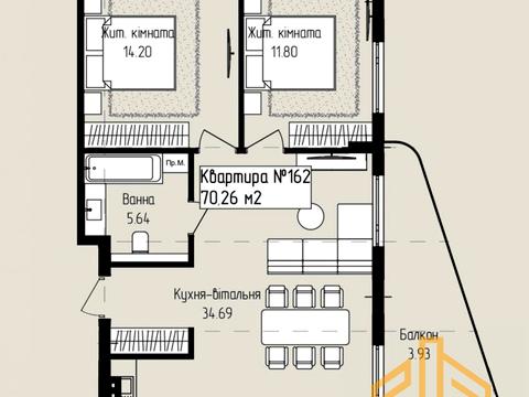 квартира за адресою Володимирська вул., 9