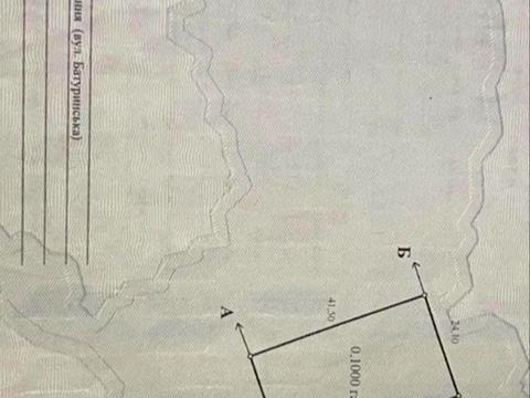 участок по адресу Батуринська ул.