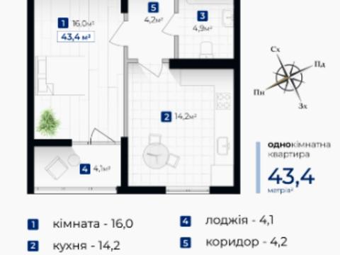 квартира по адресу Гната Хоткевича ул., (Будинок)