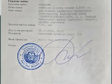 участок по адресу 