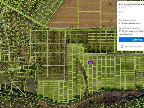 участок по адресу с. Стуфчинцы, неподалік КМ Барселона