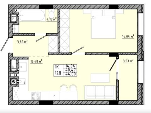 квартира по адресу Львовская ул., (Будинок Д)