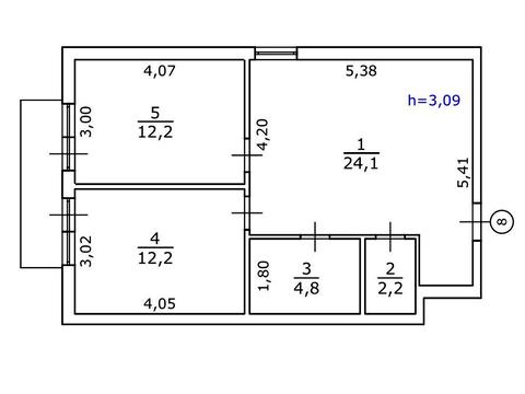 квартира по адресу Яслинская ул., (Будинок)