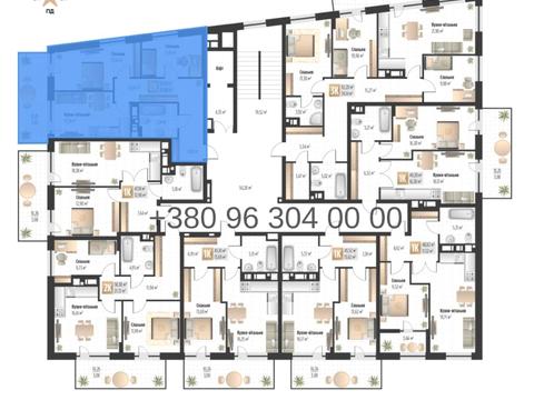 квартира за адресою Пилипа Орлика вул., (Будинок 1)