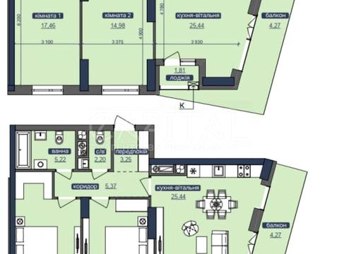 квартира за адресою Академіка Заболотного вул., (Будинок 3)