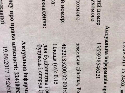 участок по адресу 