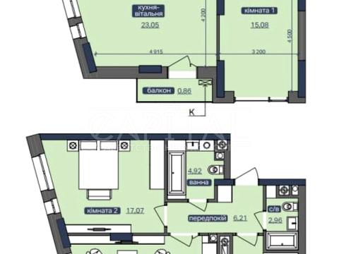 квартира за адресою Академіка Заболотного вул., (Будинок 3)