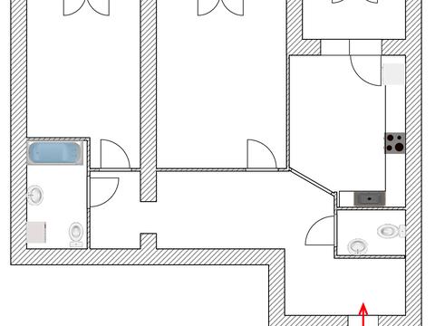 квартира по адресу Харьковское шоссе, 58-А