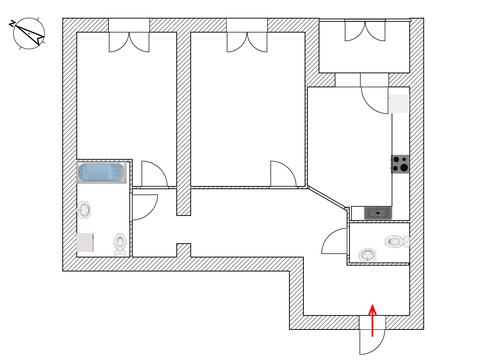 квартира по адресу Харьковское шоссе, 58-А