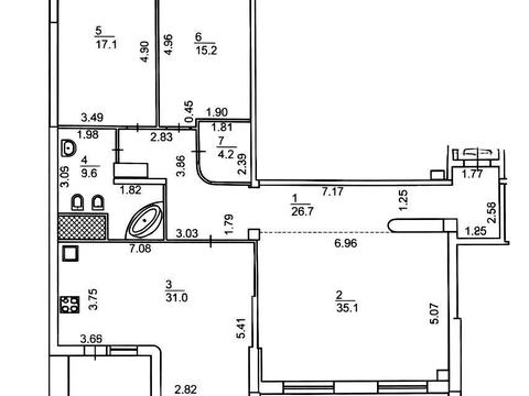 квартира по адресу Ежи Гедройца ул. (Тверская), 2