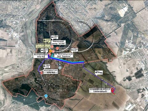 ділянка за адресою Білогородська вулиця