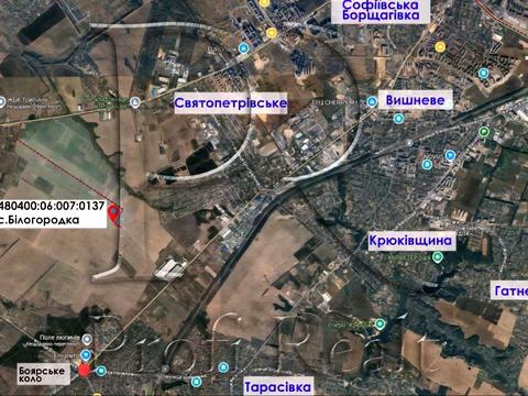 ділянка за адресою Білогородська вулиця