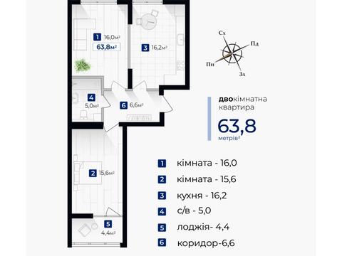 квартира по адресу Гната Хоткевича ул., (Будинок)