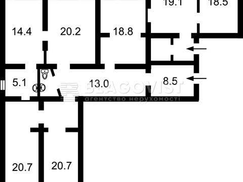 комерційна за адресою Євгена Чикаленка вул. (Пушкінська), 8