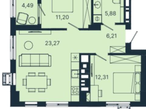 квартира по адресу Студинского ул., (Будинок 2)