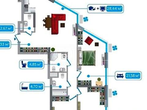 квартира за адресою Миколи Бажана просп., (Будинок 9)