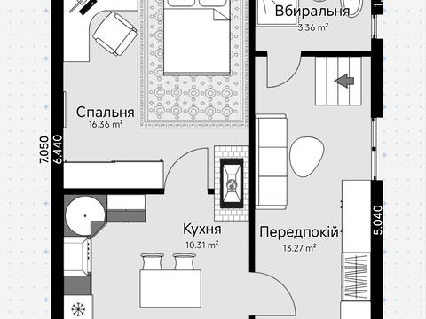 будинок за адресою с. Миколаївка, Райдужна 52