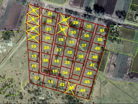 ділянка за адресою Центральна