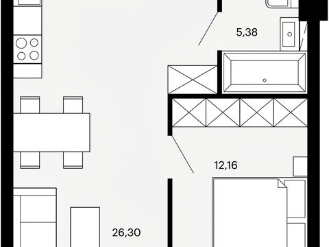 квартира по адресу Пасечная ул., (Будинок 1)