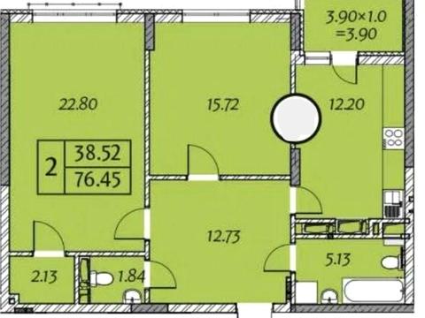 квартира за адресою Казарменна вул. (Григорія Андрющенка), 6-Г