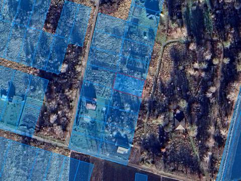 ділянка за адресою проектова