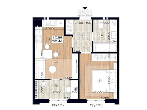 квартира за адресою Паркова вул., (Будинок Б4)