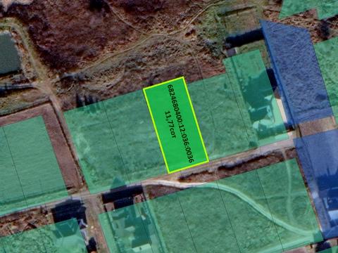 участок по адресу Травнева