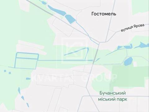 ділянка за адресою смт. Гостомель, 