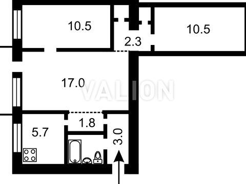 квартира за адресою Новодарницька вул., 23/7